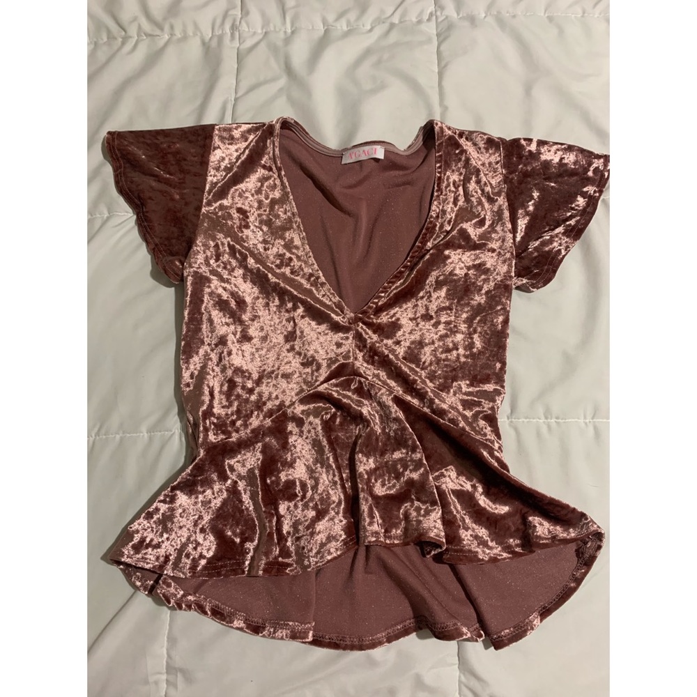 Velvet top